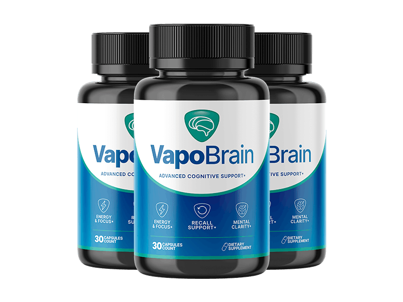 VapoBrain supplement bottles